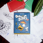 Dibujitos con sus dos mazos sobre los dibujos de una partida