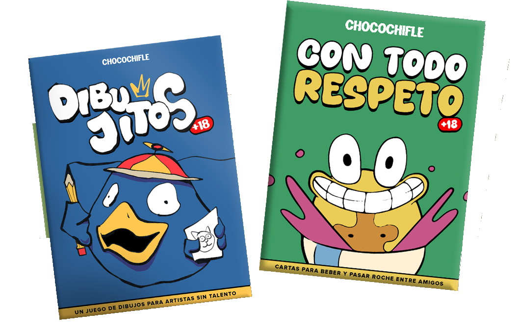 Las cajas de Dibujitos y Con Todo Respeto